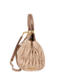 Matelasse Top Handle Bag, side view